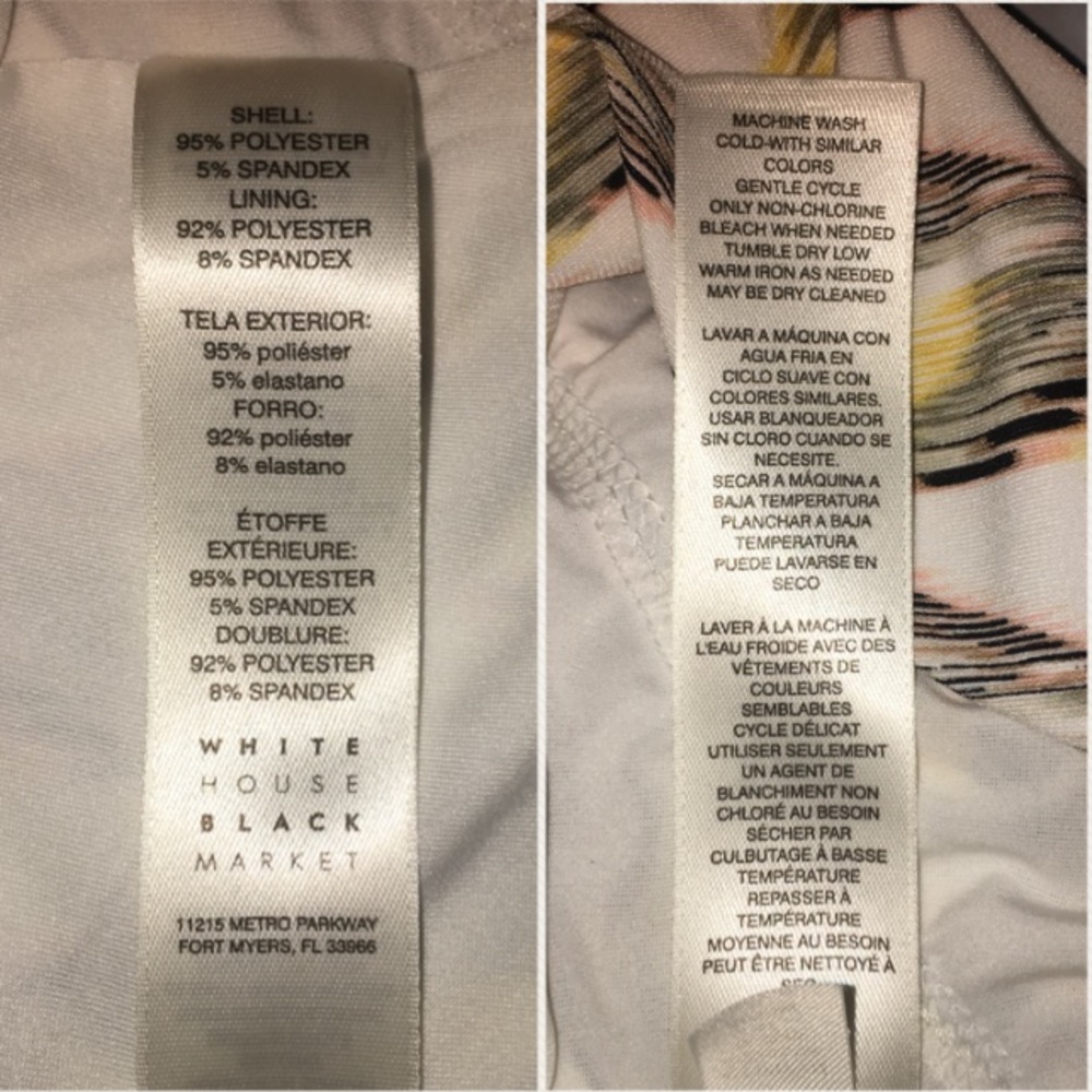 Zigzag Print Shell Top Canary Ecru - image 6